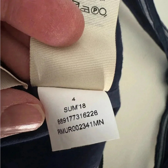 Rachel Roy Linen and Cotton Wide Leg Striped Jumpsuit Women’s size 4 - Picture 14 of 14